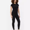 Short sleeve seamless performance top