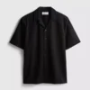 Short sleeve textured shirt