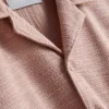Short sleeve textured shirt