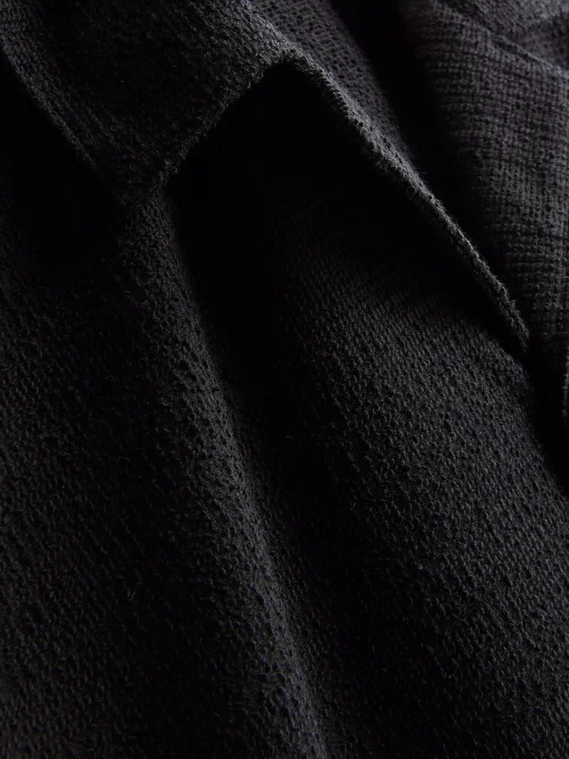 Short sleeve textured shirt
