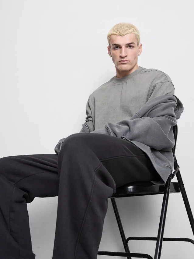 Short sleeved washed t-shirt