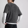 Short sleeved washed t-shirt