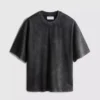 Short sleeved washed t-shirt