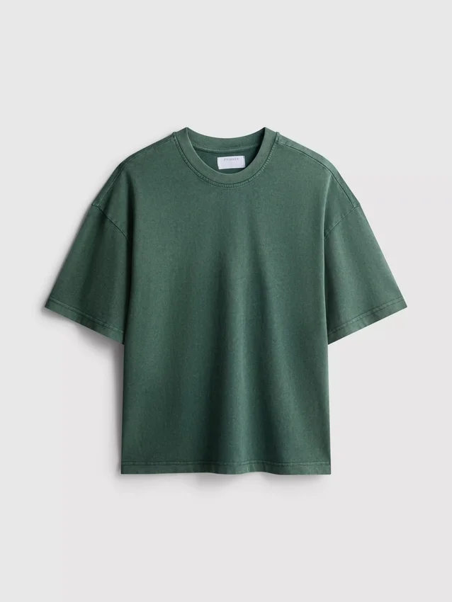 Short sleeved washed t-shirt