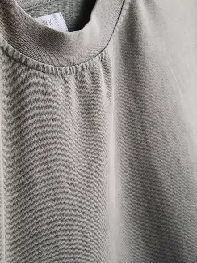 Short sleeved washed t-shirt