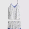 Shorts and cami pajamas