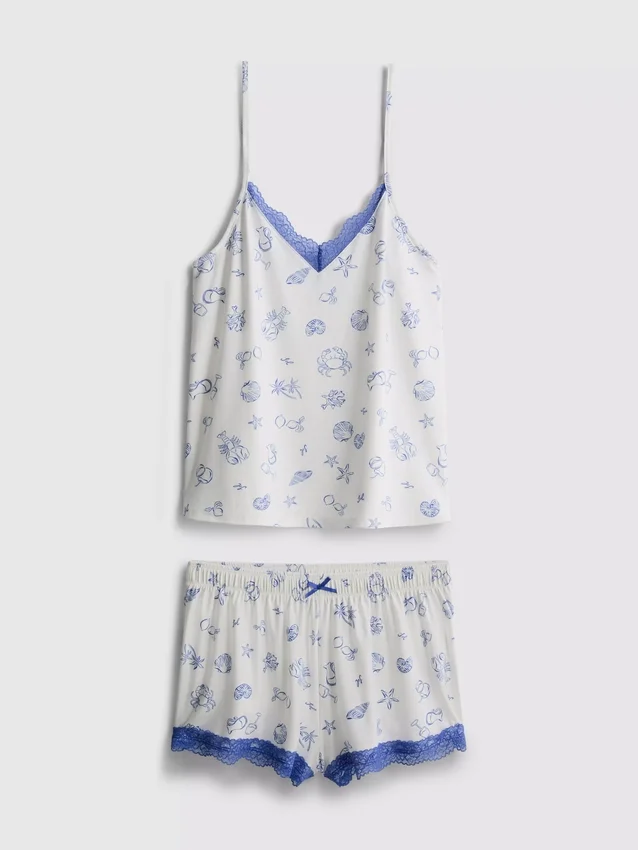 Shorts and cami pajamas