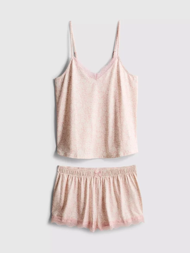 Shorts and cami pajamas