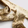 Skinny sequin scarf