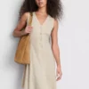 Sleeveless v-neck mini dress
