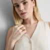 Sleeveless v-neck mini dress