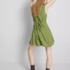 Sleeveless v-neck mini dress