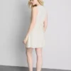 Sleeveless v-neck mini dress