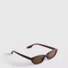 Slim cat eye sunglasses