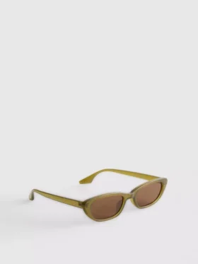 Slim cat eye sunglasses