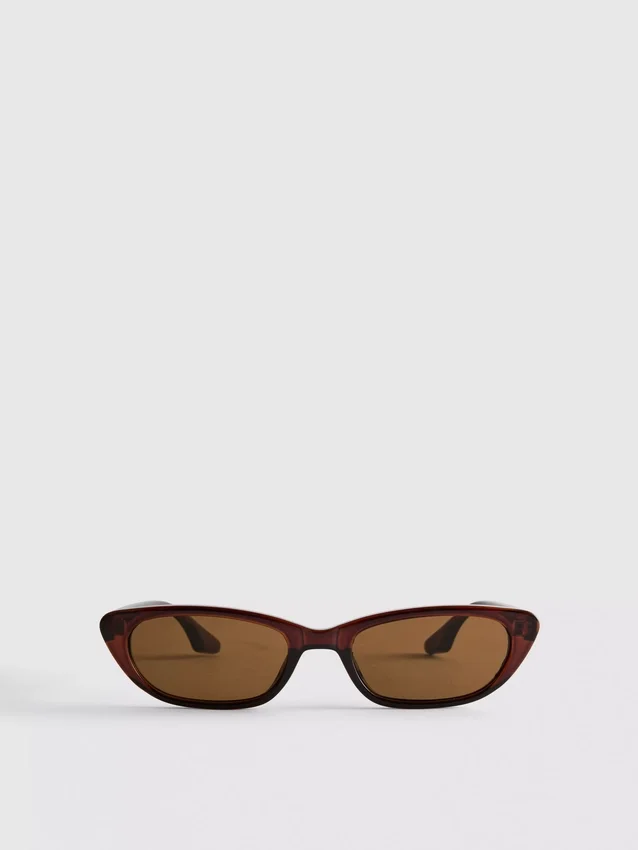 Slim cat eye sunglasses