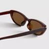 Slim cat eye sunglasses