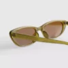 Slim cat eye sunglasses