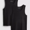 Slim fit ribbed tank top