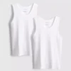 Slim fit ribbed tank top