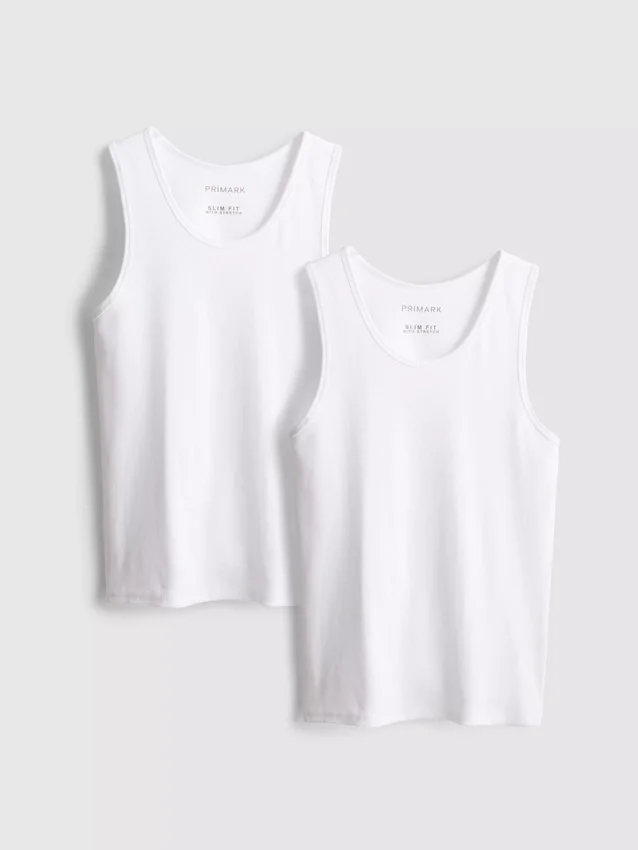 Slim fit ribbed tank top