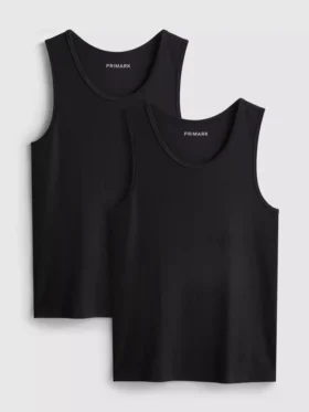 Slim fit ribbed tank top