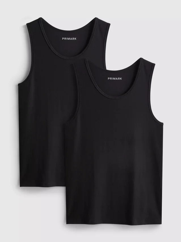Slim fit ribbed tank top