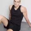 Slim fit ribbed tank top