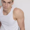 Slim fit ribbed tank top