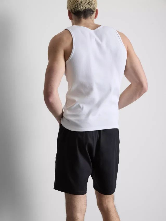 Slim fit ribbed tank top