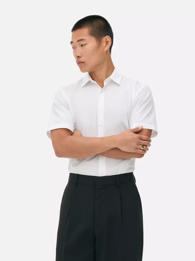 Slim fit short sleeve shirt