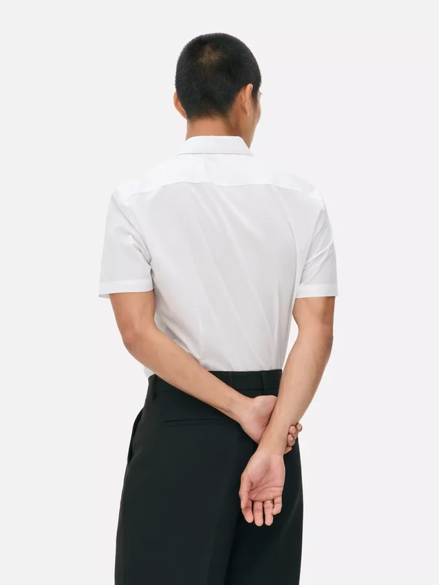 Slim fit short sleeve shirt