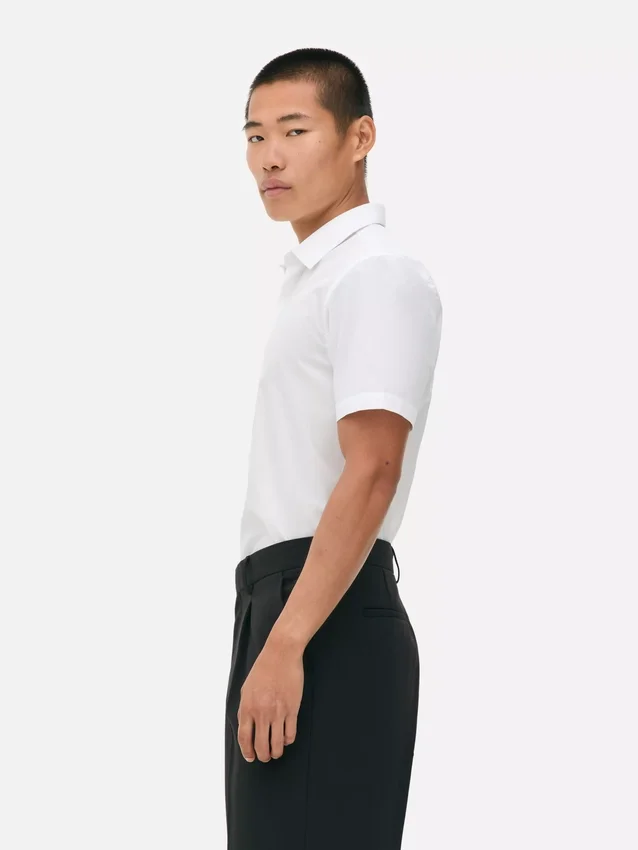 Slim fit short sleeve shirt