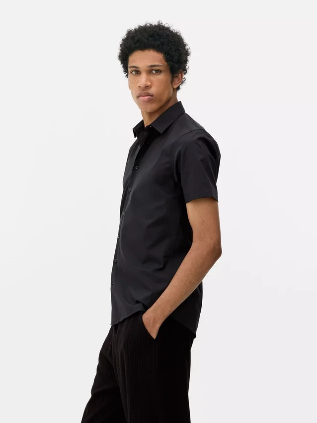 Slim fit short sleeve shirt