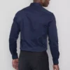 Slim fit stretch button-up shirt