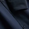 Slim fit stretch button-up shirt