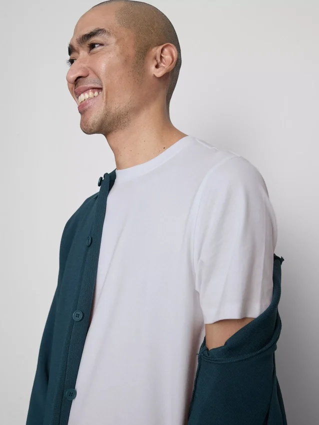 Slim-fit stretch short-sleeve t-shirt