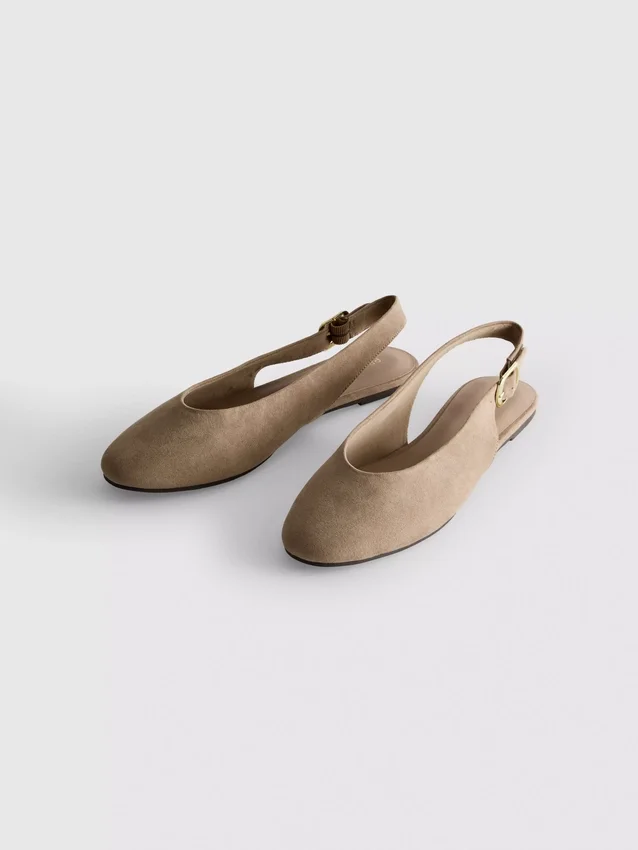Slingback ballet flats