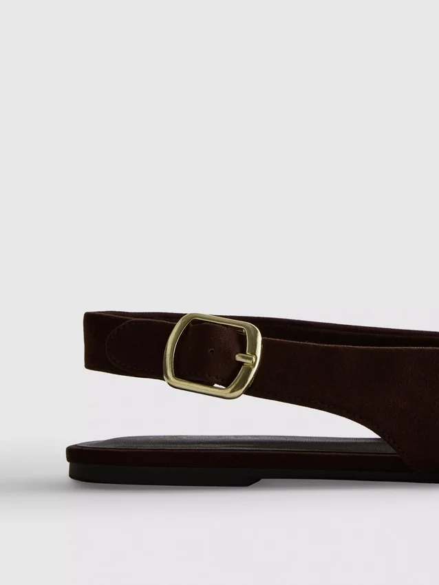 Slingback ballet flats