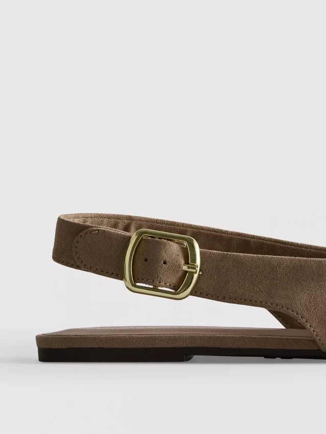 Slingback ballet flats