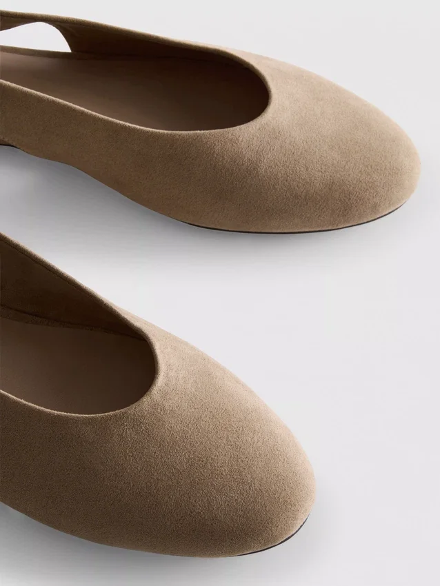 Slingback ballet flats