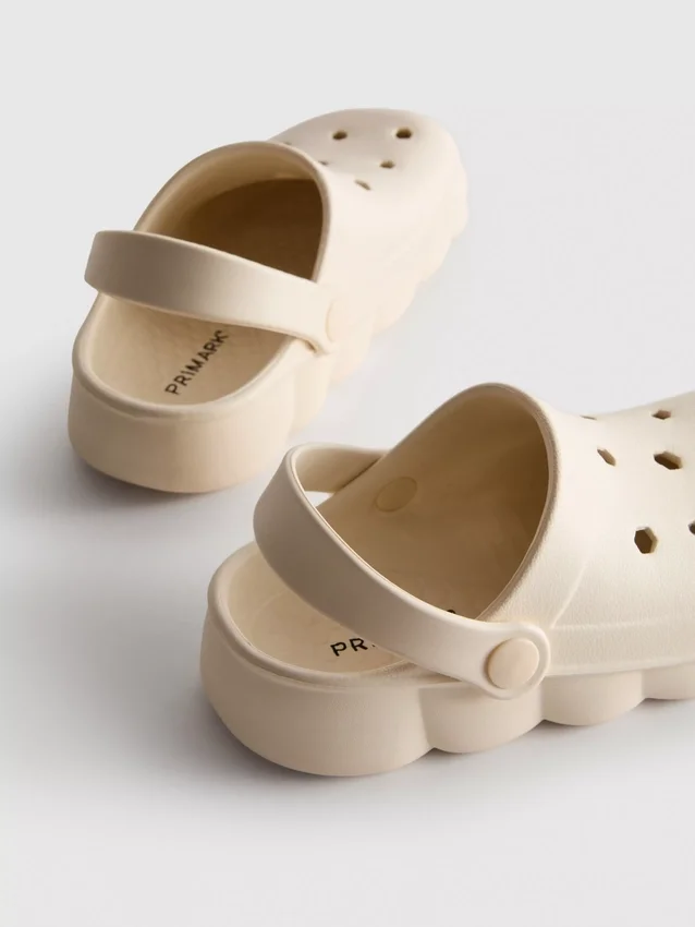 Slingback beach clogs