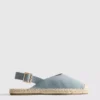 Slingback espadrille sandals