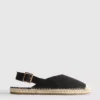 Slingback espadrille sandals