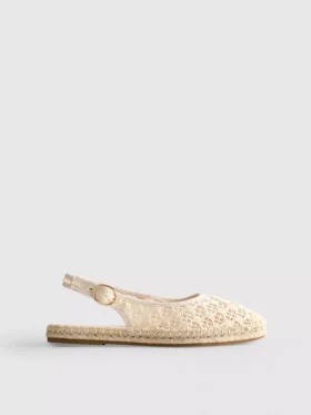 Slingback espadrille sandals