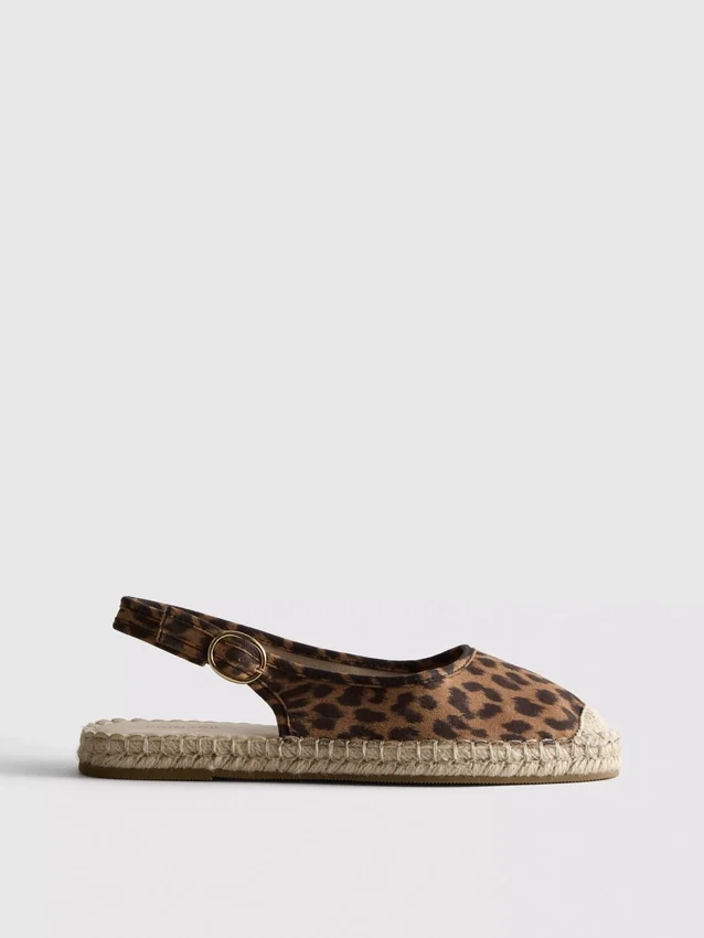 Slingback espadrille sandals