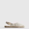Slingback espadrille sandals