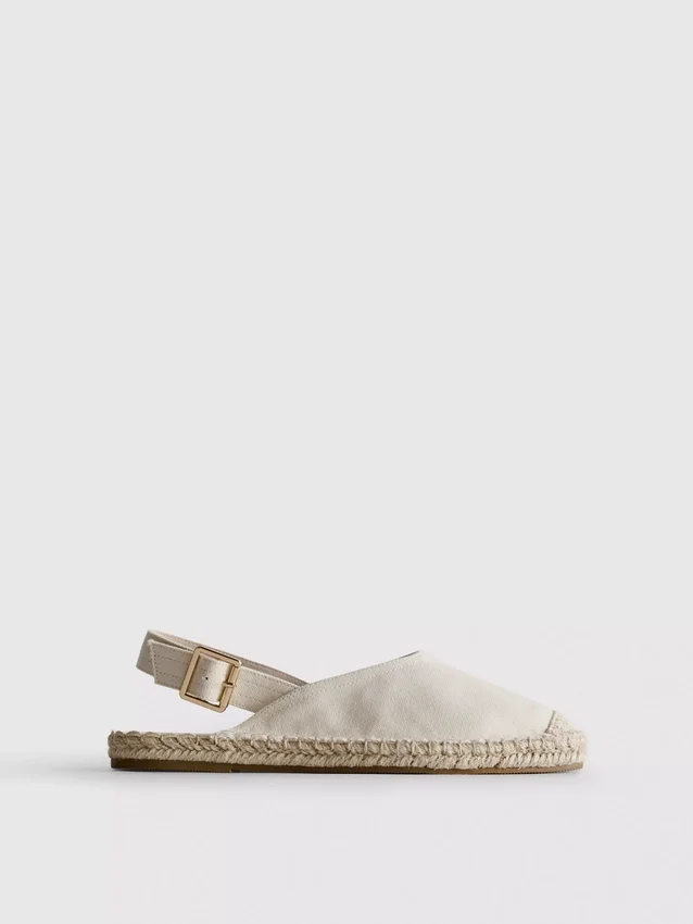 Slingback espadrille sandals