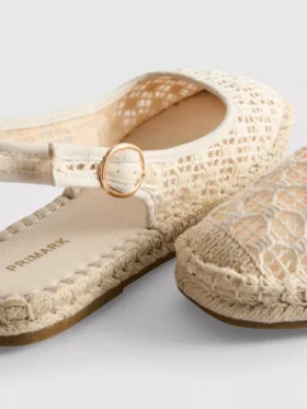 Slingback espadrille sandals