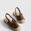 Slingback espadrille sandals